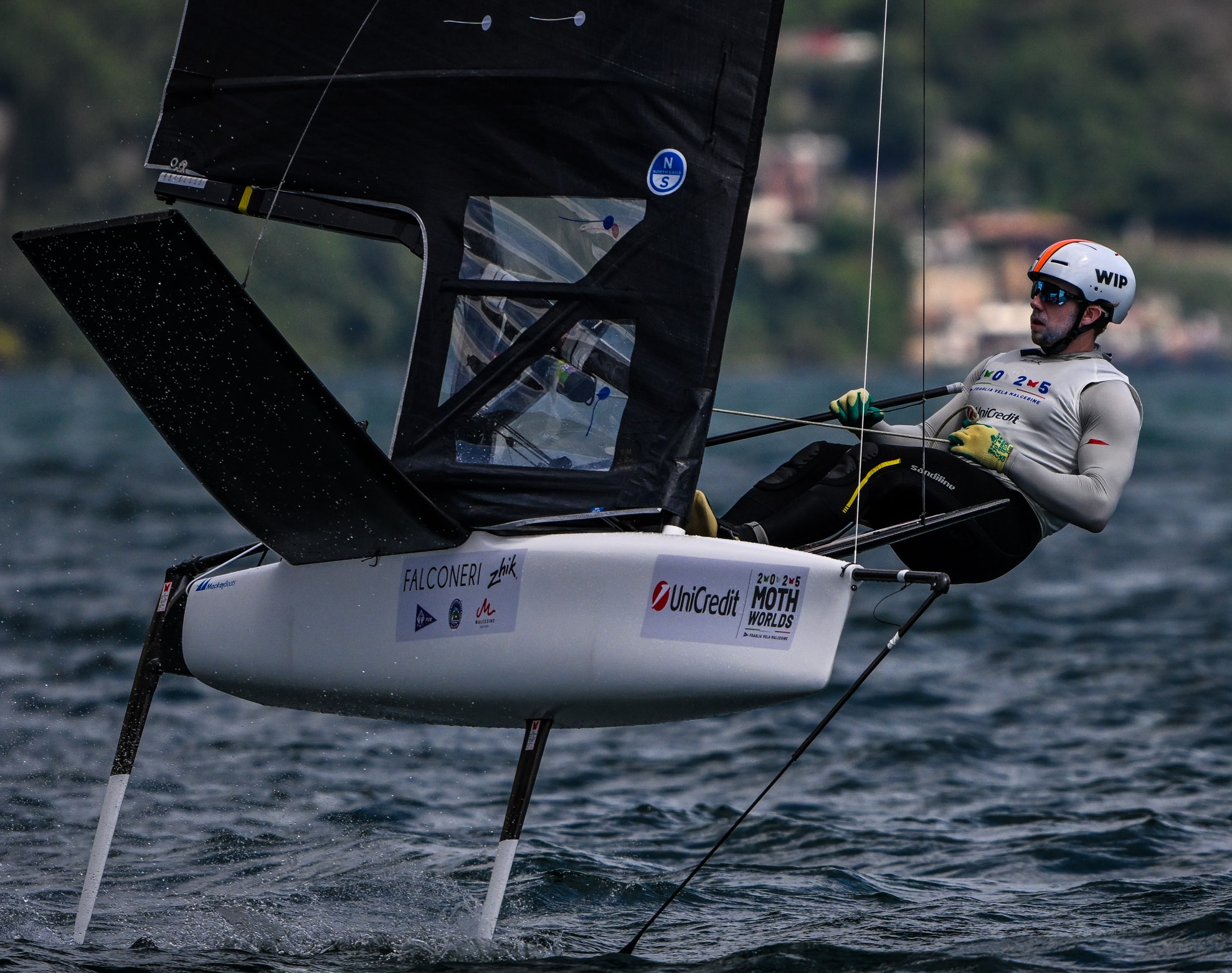 Racing the International Moth at the 2025 World Championships